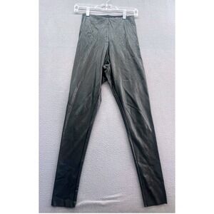 Commando Leggings Womens M Black Faux Leather Pants